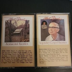 Albert E Brumley's Legendary Gospel Favorites & Sentimental Favorites Cassettes